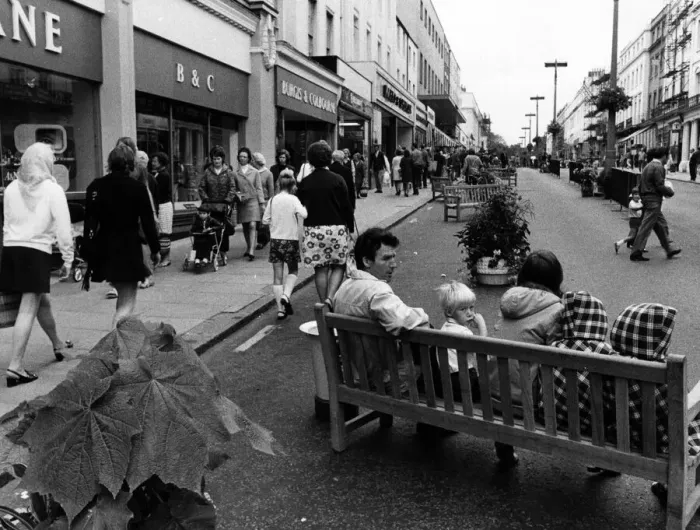 Framed Print : Burgis & Colbourne Department Store, The Parade, Leamington Spa. 7th August 1971 Framed Print : Burgis & Colbourne Department Store, The Parade, Leamington Spa. 7th August 1971