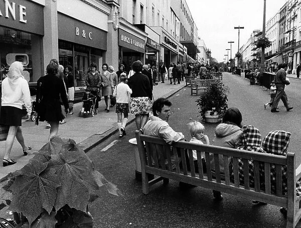 Burgis & Colbourne Department Store, The Parade, Leamington Spa. 7th August 1971