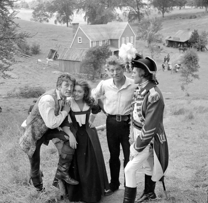 Framed Print : Burt Lancaster playing cards with his actor colleagues during the filming of The Devils Framed Print : Burt Lancaster playing cards with his actor colleagues during the filming of The Devils