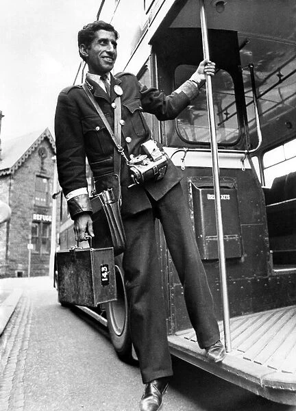 Bus Conductor Ghulam Rasod Shaida. May 1968