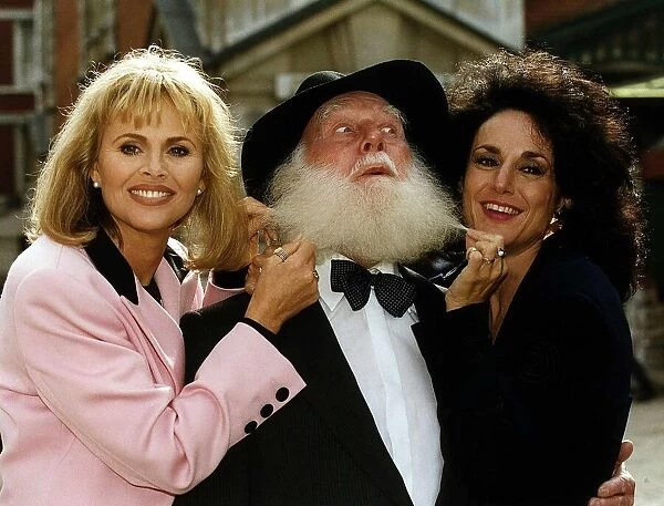Buster Merryfield actor stars in Only Fools and Horses surrounded by Actresses Britt