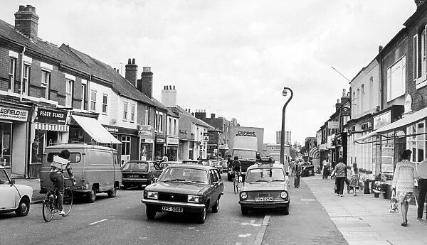 Bustling Earlsdon Street Coventry. 23rd August 1979