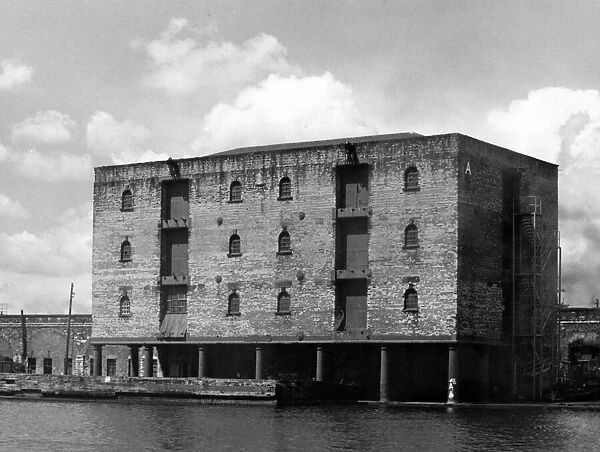 The Bute Warehouse in the Bute East Dock. 3rd October 1969