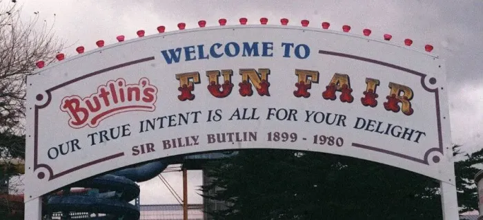 Framed Print : Butlins Holiday Camp Sign DBase Framed Print : Butlins Holiday Camp Sign DBase