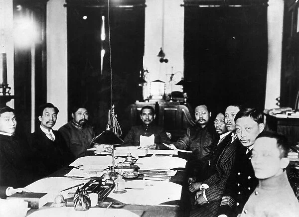 Cabinet meeting of the Nanjing Provisional Government led by Sun Yat-sen