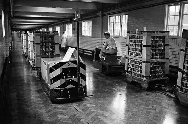 Cadbury s, Bournville, Birmingham, West Midlands. The robot tug which travels around