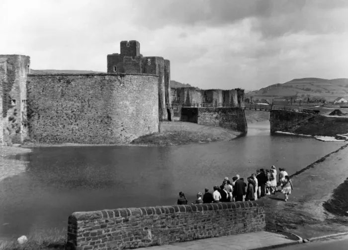 Framed Print : Caerphilly Castle, a medieval fortification in Caerphilly in South Wales. 21st June 1962 Framed Print : Caerphilly Castle, a medieval fortification in Caerphilly in South Wales. 21st June 1962