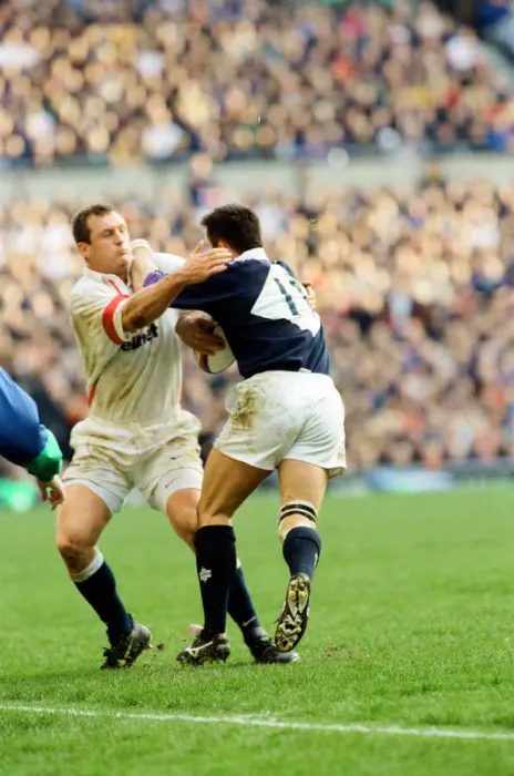 Framed Print : Calcutta Cup Five Nations. England 24 v. Scotland 21 at Twickenham Framed Print : Calcutta Cup Five Nations. England 24 v. Scotland 21 at Twickenham