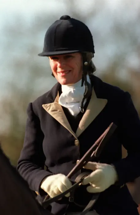 Framed Print : Camilla Parker Bowles horseriding. December 1997 Framed Print : Camilla Parker Bowles horseriding. December 1997