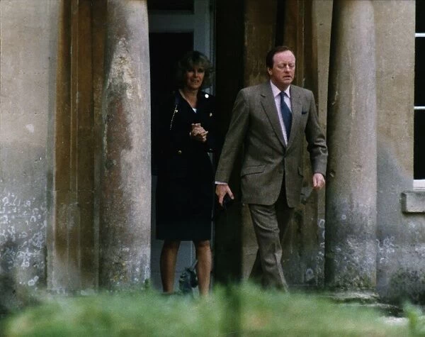 Camilla Parker Bowles with husband Andrew Parker Bowles 1996