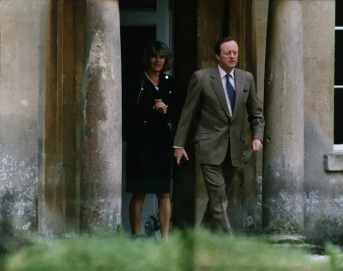Framed Print : Camilla Parker Bowles with husband Andrew Parker Bowles 1996 Framed Print : Camilla Parker Bowles with husband Andrew Parker Bowles 1996