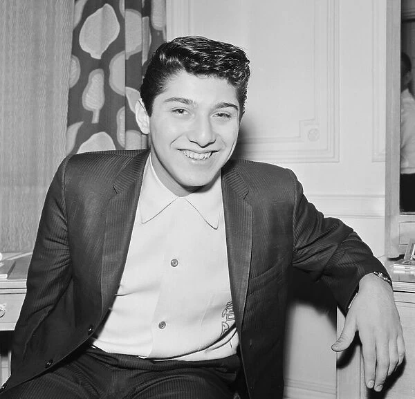Canadian singer songwriter Paul Anka pictured in his suite at the Savoy Hotel in London
