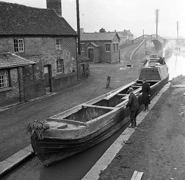 Canal scenes. April 1954