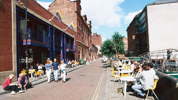Canal Street, the centre of the Manchester Gay Village, is a street in Manchester city
