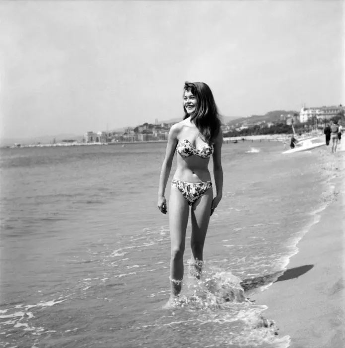 Framed Print : Cannes Film Festival 1953. French actress Brigitte Bardot seen here making her first Framed Print : Cannes Film Festival 1953. French actress Brigitte Bardot seen here making her first
