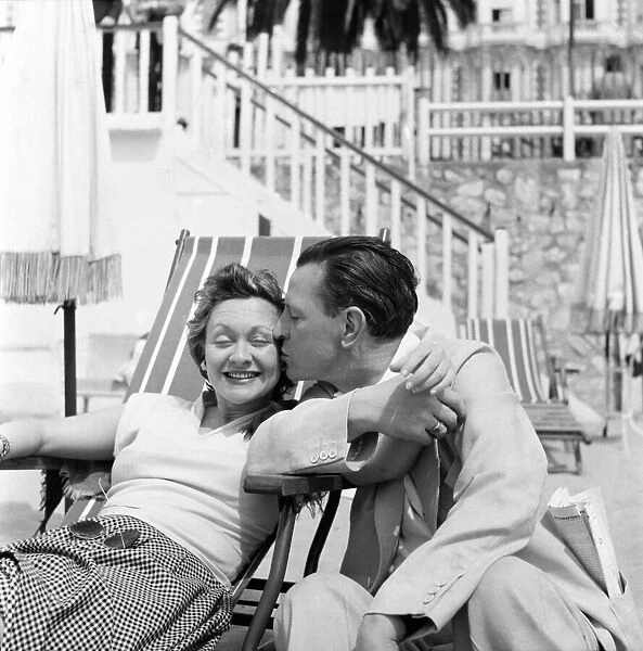 Cannes Film Festival April 1953. Actor Dick Richards. D3118-045