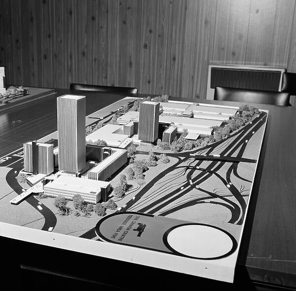 Cannon Street development centre models. 1971