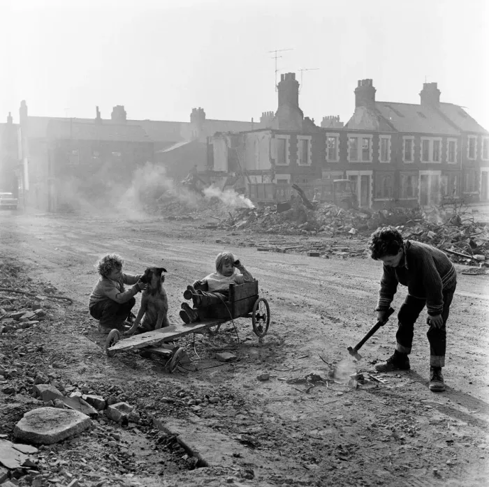 Framed Print : Cannon Street scenes, Middlesbrough. 1972