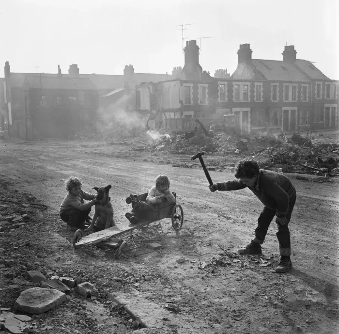 Framed Print : Cannon Street scenes, Middlesbrough. 1972