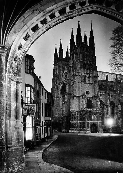 Canterbury Cathedral in Canterbury in Kent England. Canterbury is a historic