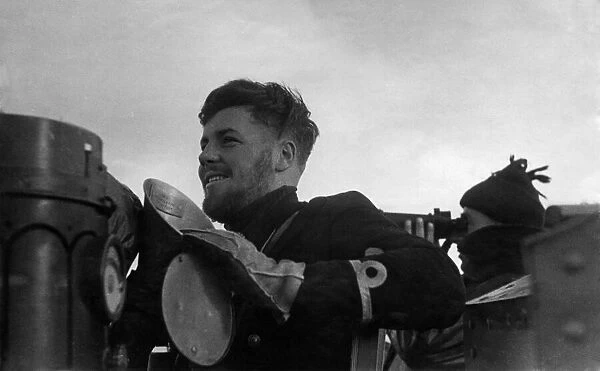 The captain of a Royal Navy Corvette during a hunt for a German Submarine