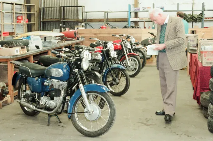 Framed Print : Car and Motorbike Auction at Lithgow Sons and Partners, Stokesley Framed Print : Car and Motorbike Auction at Lithgow Sons and Partners, Stokesley