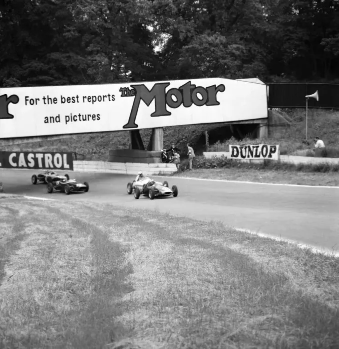 Framed Print : Car racing at Crystal Palace. June 1960 M4310