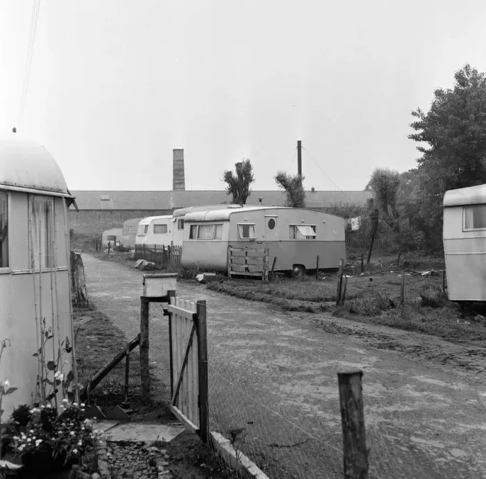 Framed Print : Caravan Park, Loughborough, 20th June 1958 Framed Print : Caravan Park, Loughborough, 20th June 1958