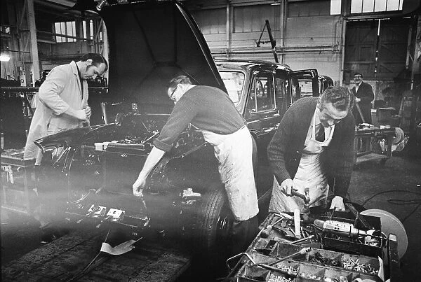 Carbodies factory, producing The London Taxi. The London Taxi Company was a taxi