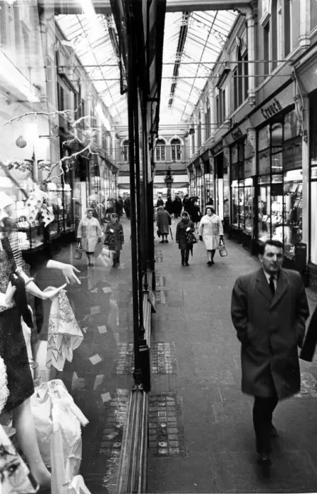 Framed Print : Cardiff - Arcades - Morgan Arcade - 13th March 1970 - Western Mail Framed Print : Cardiff - Arcades - Morgan Arcade - 13th March 1970 - Western Mail