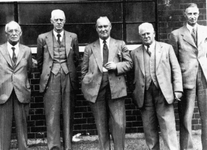 Framed Print : Cardiff City Football Club directors Dr Alex Brownlea, Walter Riden Framed Print : Cardiff City Football Club directors Dr Alex Brownlea, Walter Riden
