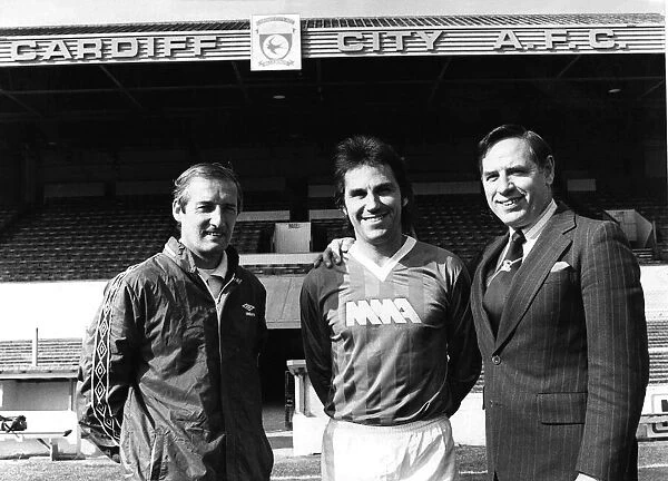 Cardiff Citys new signing, former England captain Gerry Francis pictured with