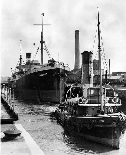 Cardiff Docks. 11th June 1955