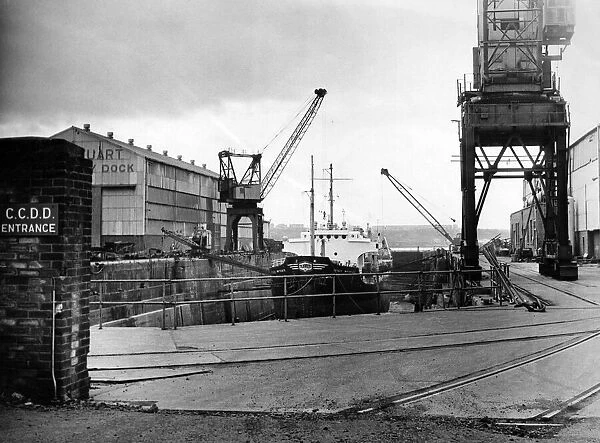 Cardiff Docks. 26th February 1968