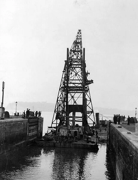 Cardiff Docks. Circa 1960