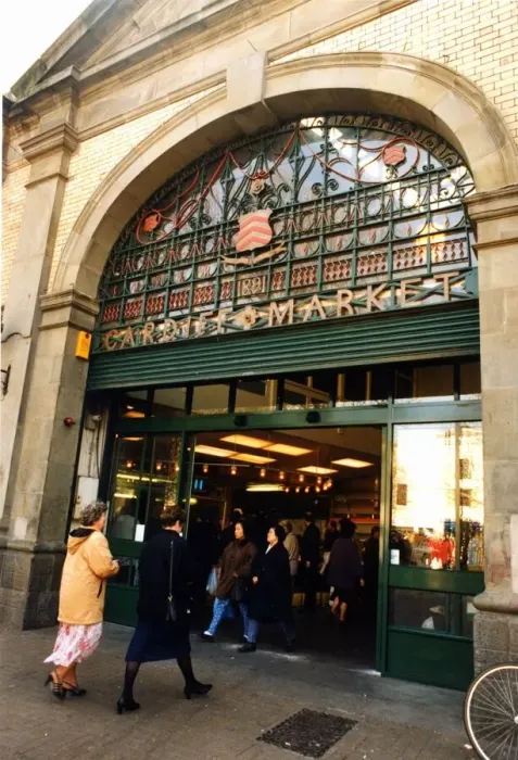 Framed Print : Cardiff - Old - Indoor Market - Central Market - he Hayes entrance to the Market - 3rd Framed Print : Cardiff - Old - Indoor Market - Central Market - he Hayes entrance to the Market - 3rd