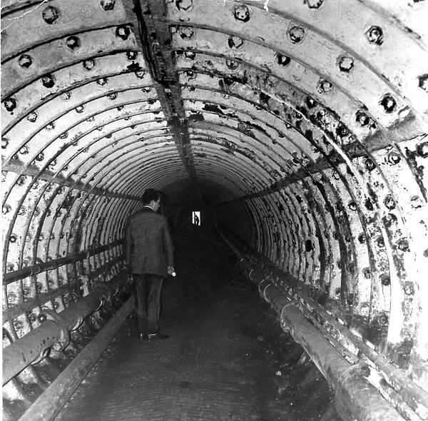 Cardiff - Old - The subway under the River Ely, which provided a short cut between