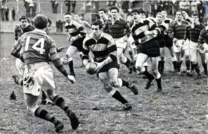 Framed Print : Cardiff v Liverpool rugby union match at Cardiff Arms Park