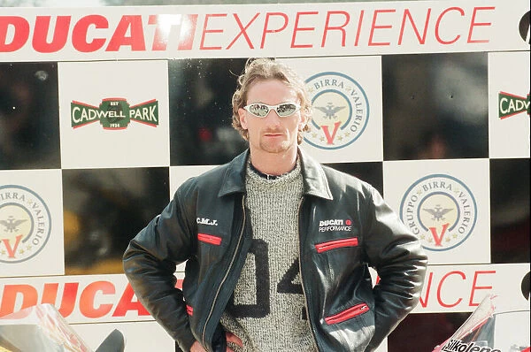 Carl Fogarty, 3 Times World Superbike Champion, pictured at the Ducati Experience