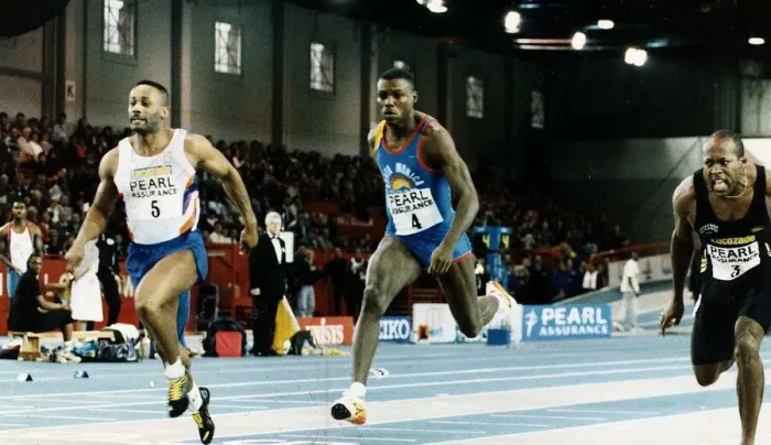 Framed Print : Carl Lewis American athlete Framed Print : Carl Lewis American athlete