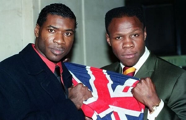 Carl Thompson & Chris Eubank 12 March 1998 Promoting Their Fight