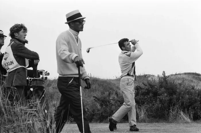 Framed Print : Carling World Golf Championships at Birkdale. Irish golfer Tony Jacklin drives off Framed Print : Carling World Golf Championships at Birkdale. Irish golfer Tony Jacklin drives off