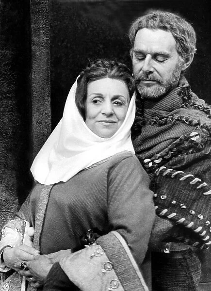 Carmen Silvera and Paul Williamson in a production of 'The Lion In Winter'