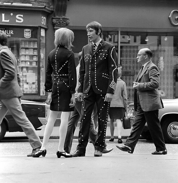 Carnaby Street, London. Fashion mecca in the 60s. 2nd October 1966