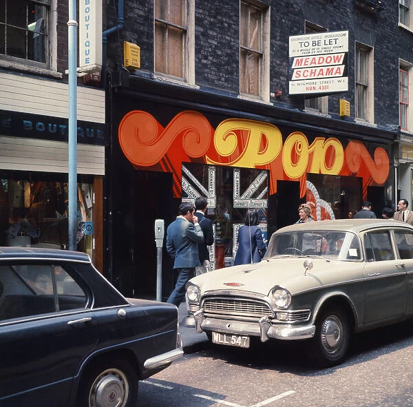 Carnaby Street, London. Pop Boutique. 24th May 1968