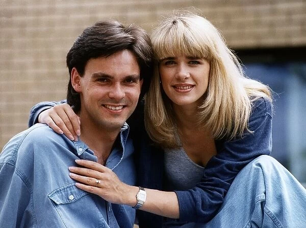 Carol Smillie Game Show Host with her husband Alex Knight Circa 1989