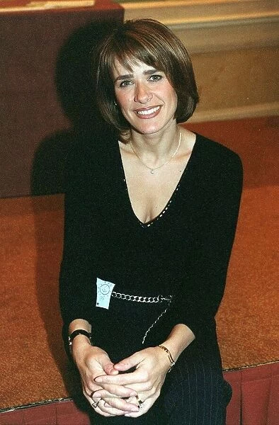 Carol Smillie TV Presenter January 1998 Attending the Cystic Fibrosis Awards in