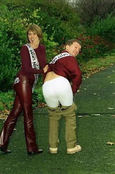 Carol Smillie TV Presenter November 1998 Who has been voted Rear Of The Year