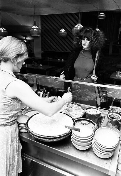 Caroline Coon in Cranks Restaurant London October 1969. Caroline Coon is a