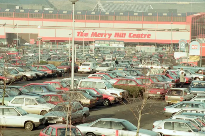 Framed Print : Full Carpark, Merry Hill Shopping Centre in Brierley Hill, first day of Christmas Sales Framed Print : Full Carpark, Merry Hill Shopping Centre in Brierley Hill, first day of Christmas Sales